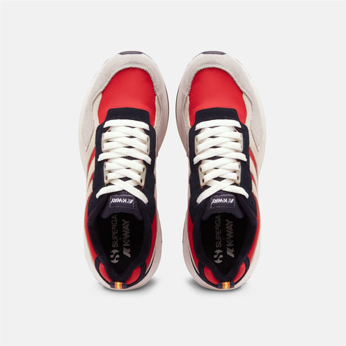 TRAINING 3.0 LACES - Sport Shoes - Low Cut - UNISEX - RED-LT GRAY-WHITE-BLU NAVY